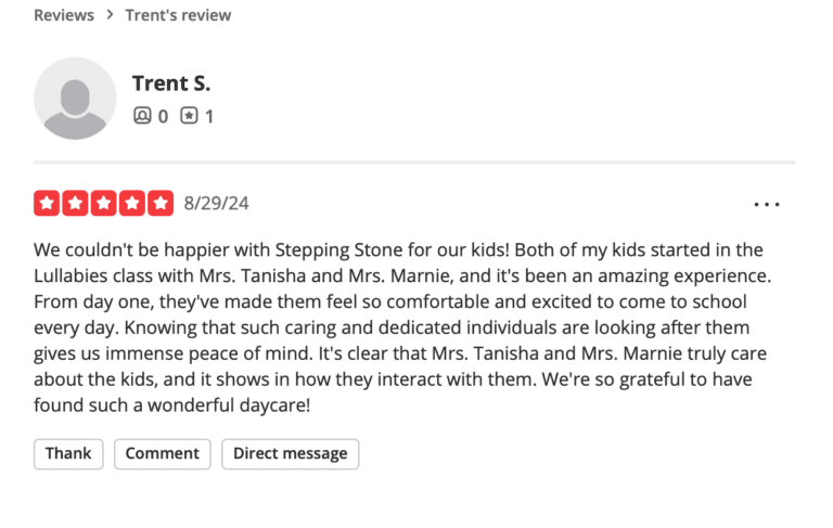 Preschool Review for Stepping Stone School Round Rock