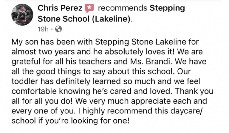 Preschool Review for Stepping Stone School Cedar Park