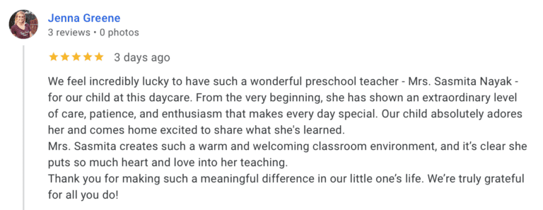 Preschool Review for Stepping Stone School Teravista