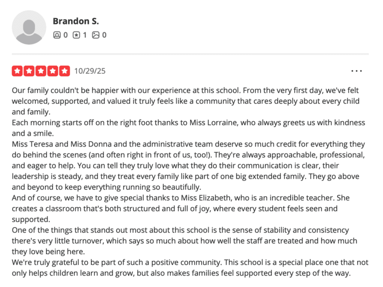 Preschool Review for Stepping Stone School Mcneil