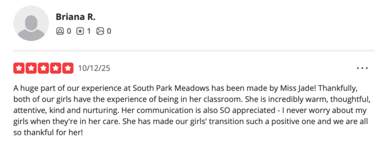 Preschool Review for Stepping Stone School Southpark Meadows