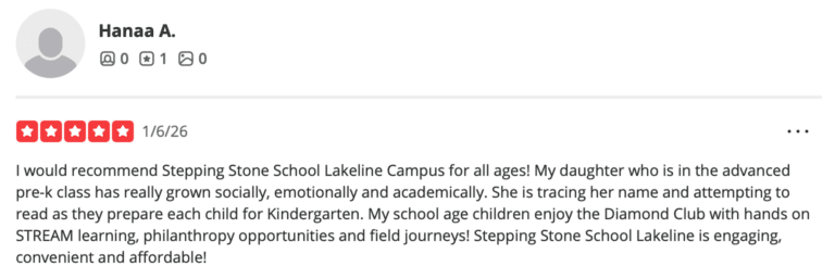 Preschool Review for Stepping Stone School Cedar Park