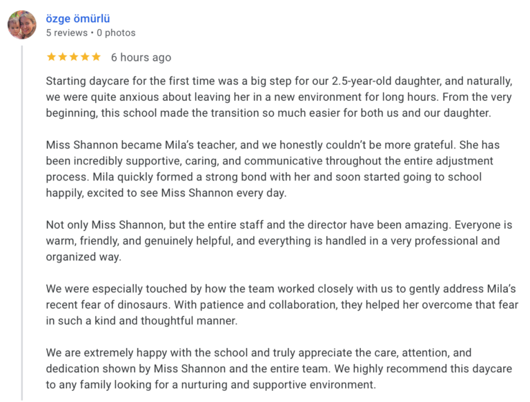 Preschool Review for Stepping Stone School Leander