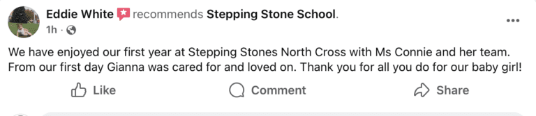 Preschool Review for Stepping Stone School Northcross