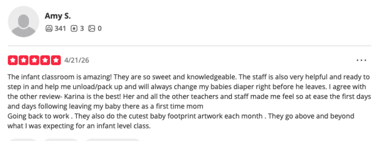 Preschool Review for Stepping Stone School Shoal Creek