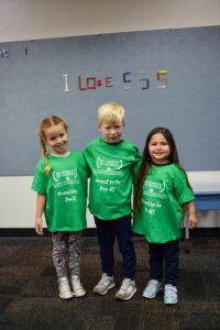Three PreK children at Stepping Stone School