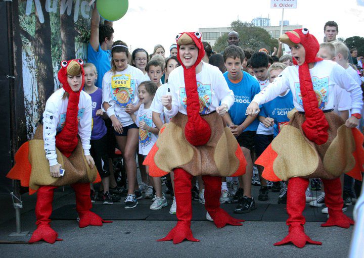 Stepping Stone School Austin PreSchool Turkey Trot